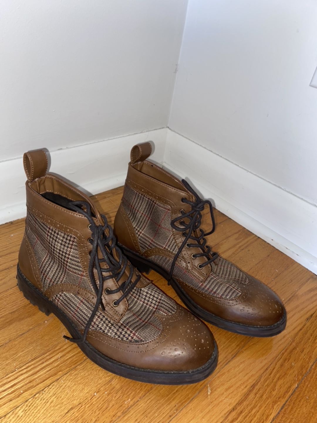 Brown Faux Leather Boots - photo 3