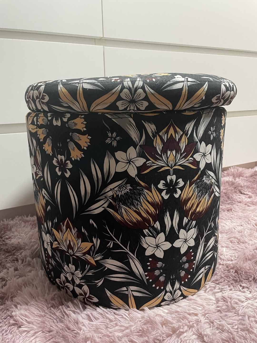Printed Ottomans