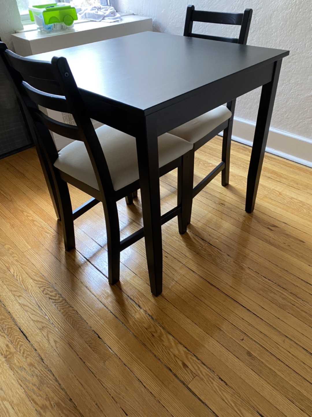 Ikea table with 2 chairs dining set - photo 2