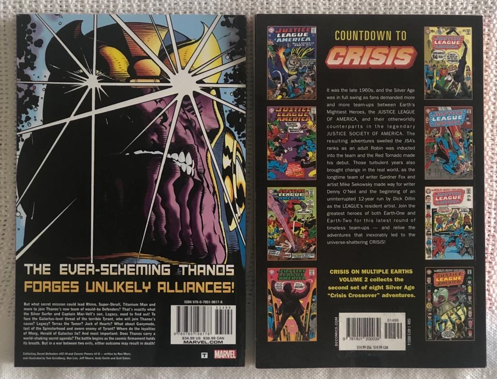 Marvel & DC Books $19.00 Both - NEW image indicator(2)