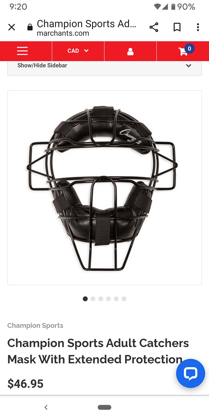 catcher's mask thumbnail