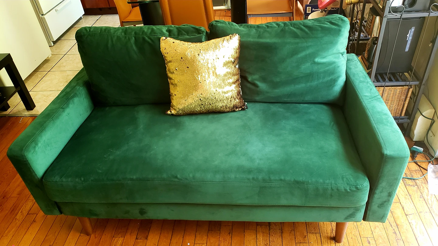 Beautiful Velvet Loveseat / Sofa - photo 3