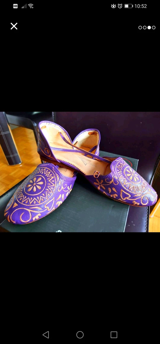 Size 8 NEW  Moroccan shoes thumbnail