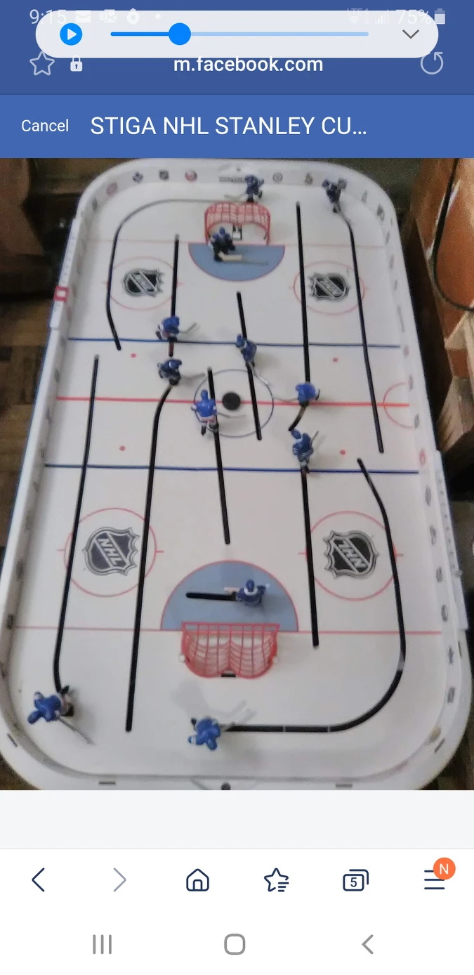 NHL STANLEY CUP TABLE HOCKEY GAME thumbnail
