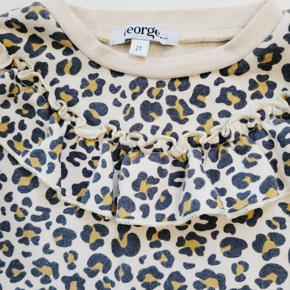 Toddler Leopard Print Sweater 2T image indicator(2)