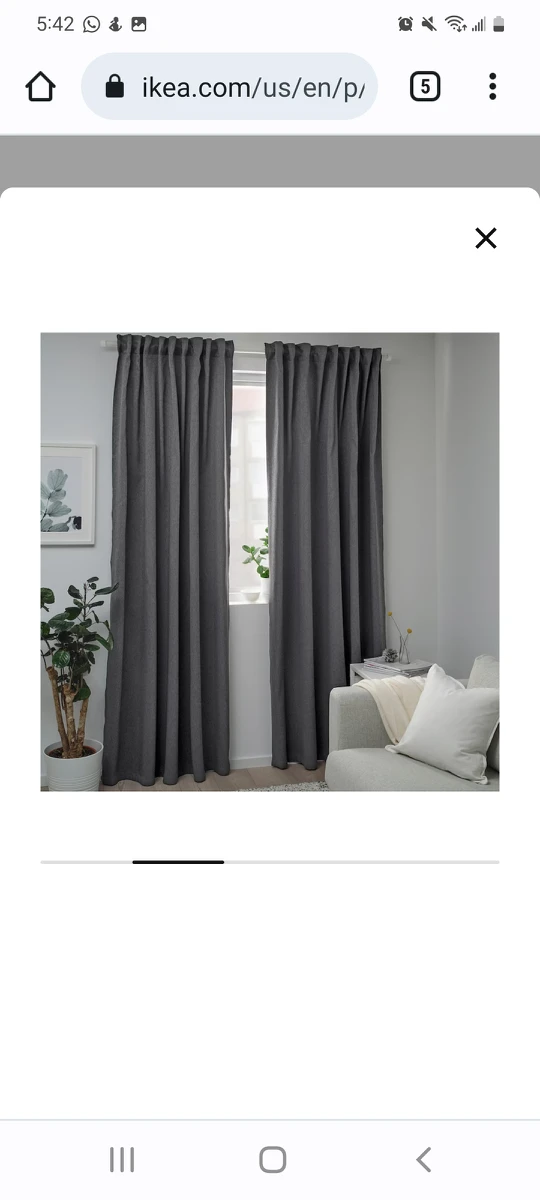 Blahuva Set of 2 Blackout Curtain Panels - photo 3