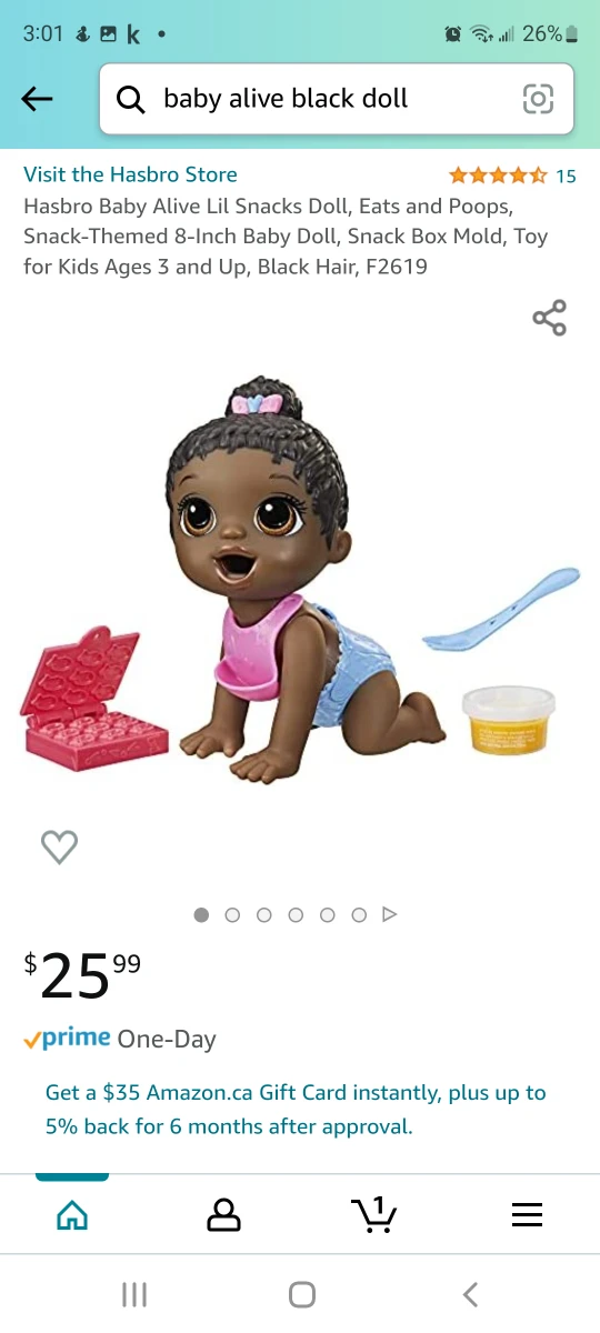 baby alive lil snack - photo 2