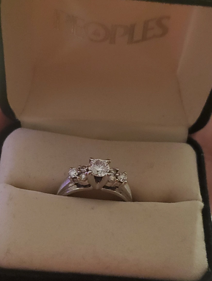 Diamond Ring  14kt white gold - photo 4