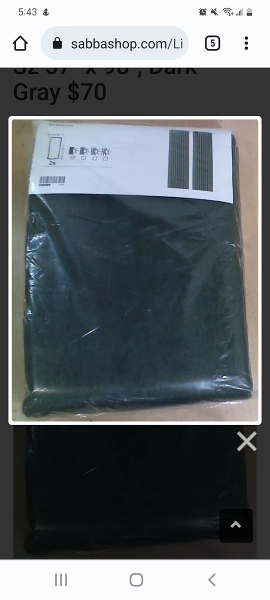 Blahuva Set of 2 Blackout Curtain Panels - photo 2
