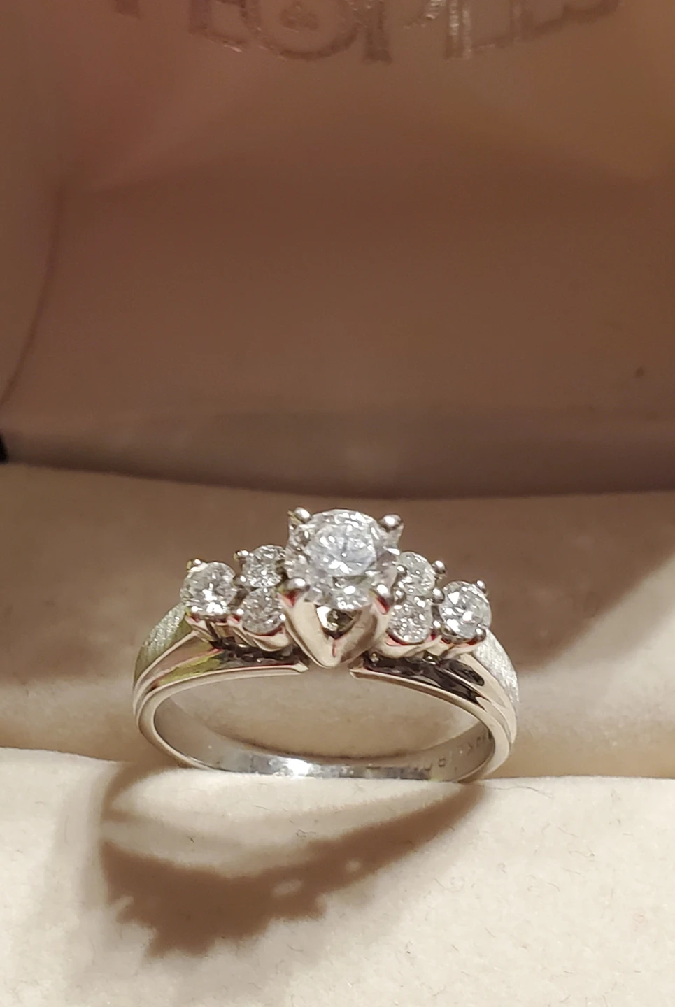 Diamond Ring  14kt white gold - photo 3