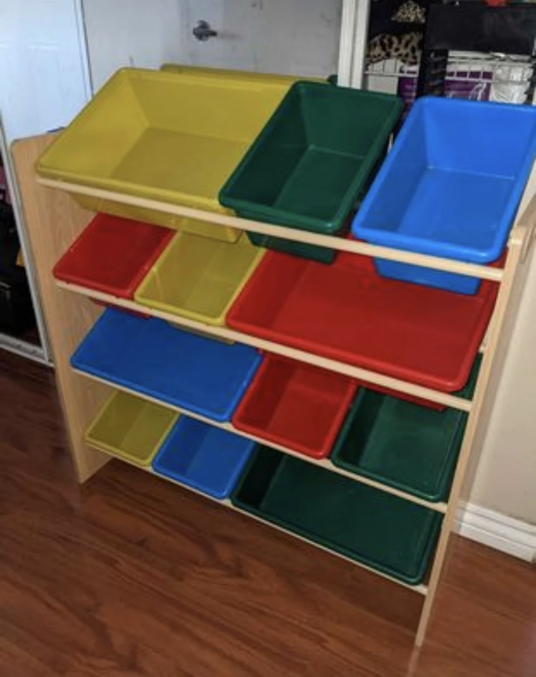 Multi-Coloured Toy Storage Bins - photo 2