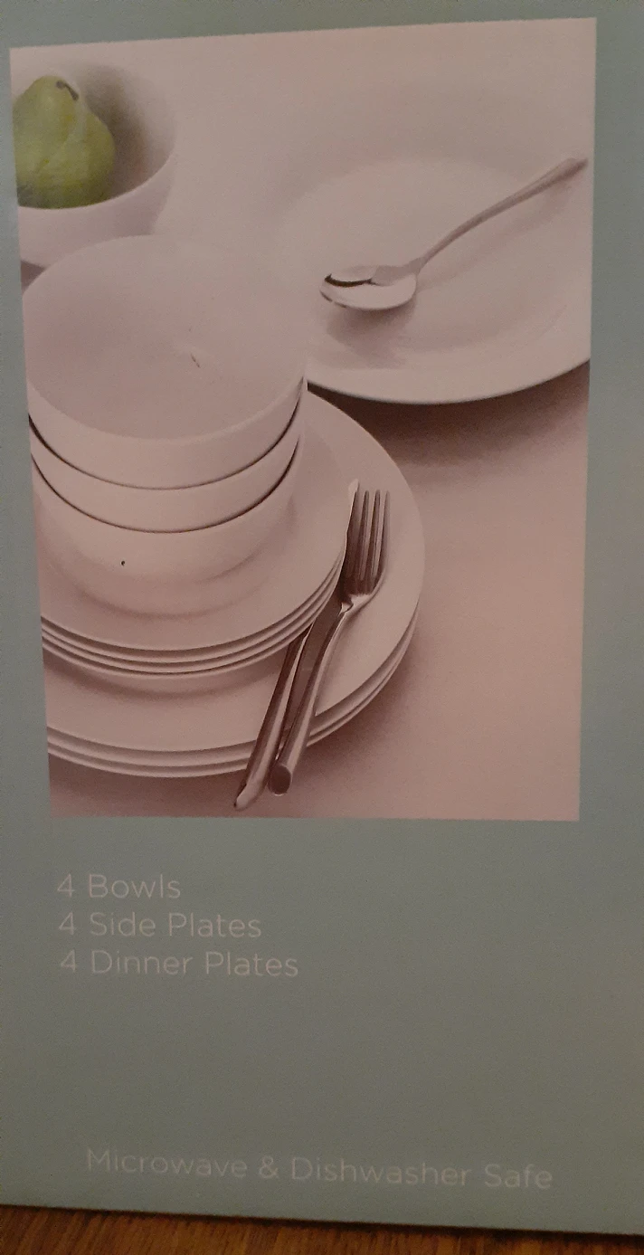 Brand New 12 Piece Porcelain Dinnerware Set - photo 2