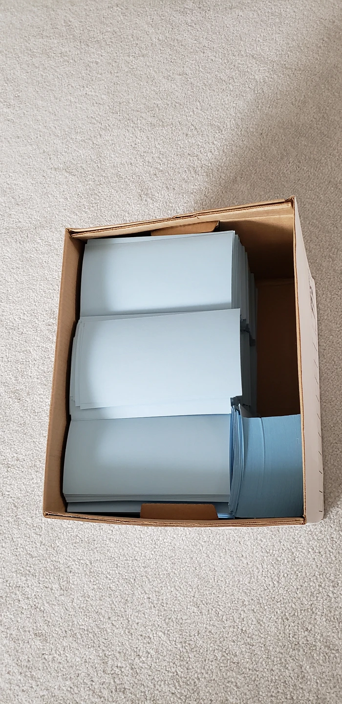 Blue cardstock paper image indicator(3)