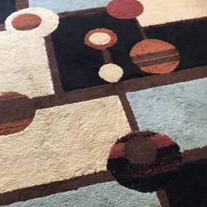 Modern area rug, carpet nice design / style match most decor