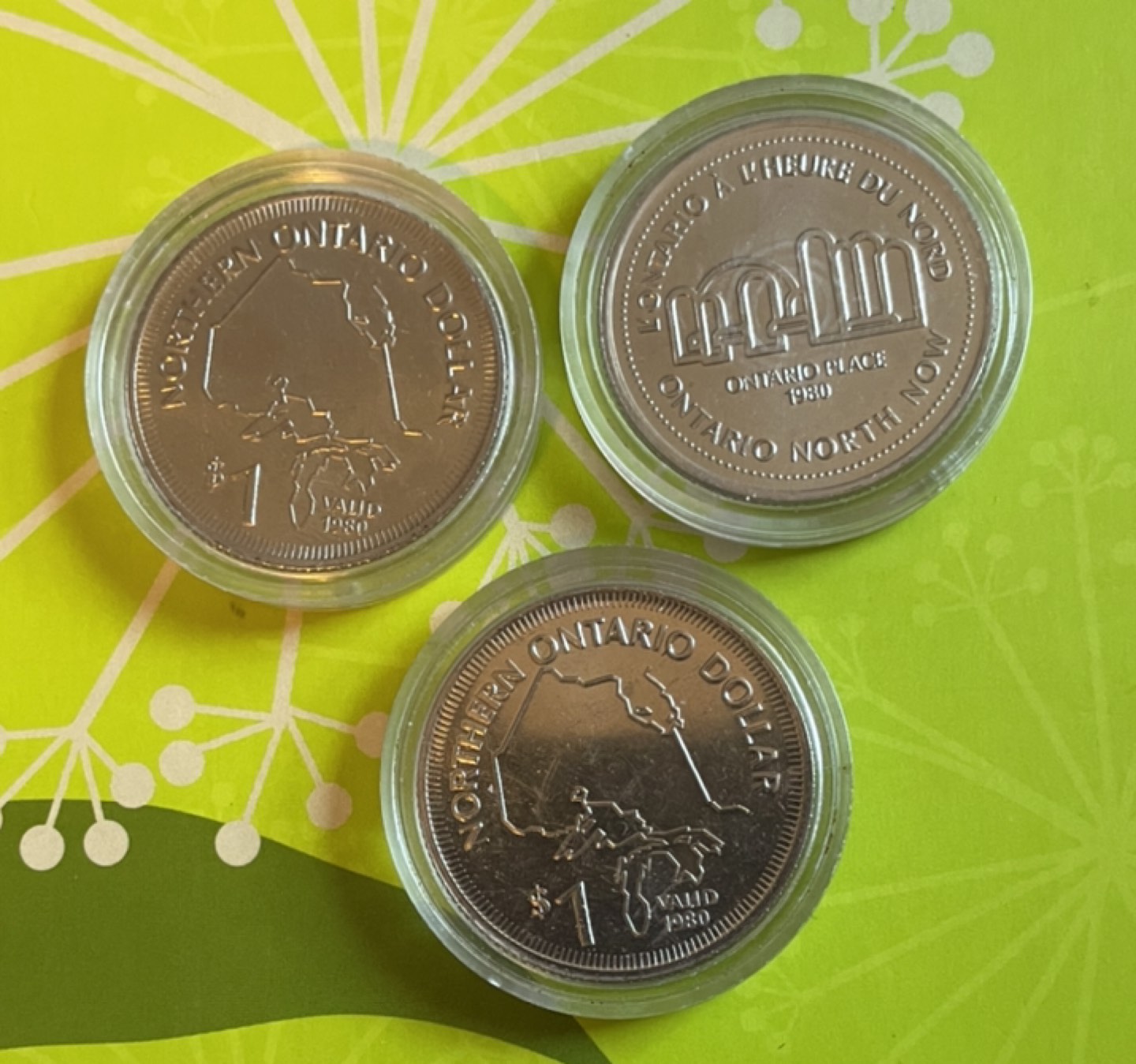 3 Trade Dollars 1980 thumbnail