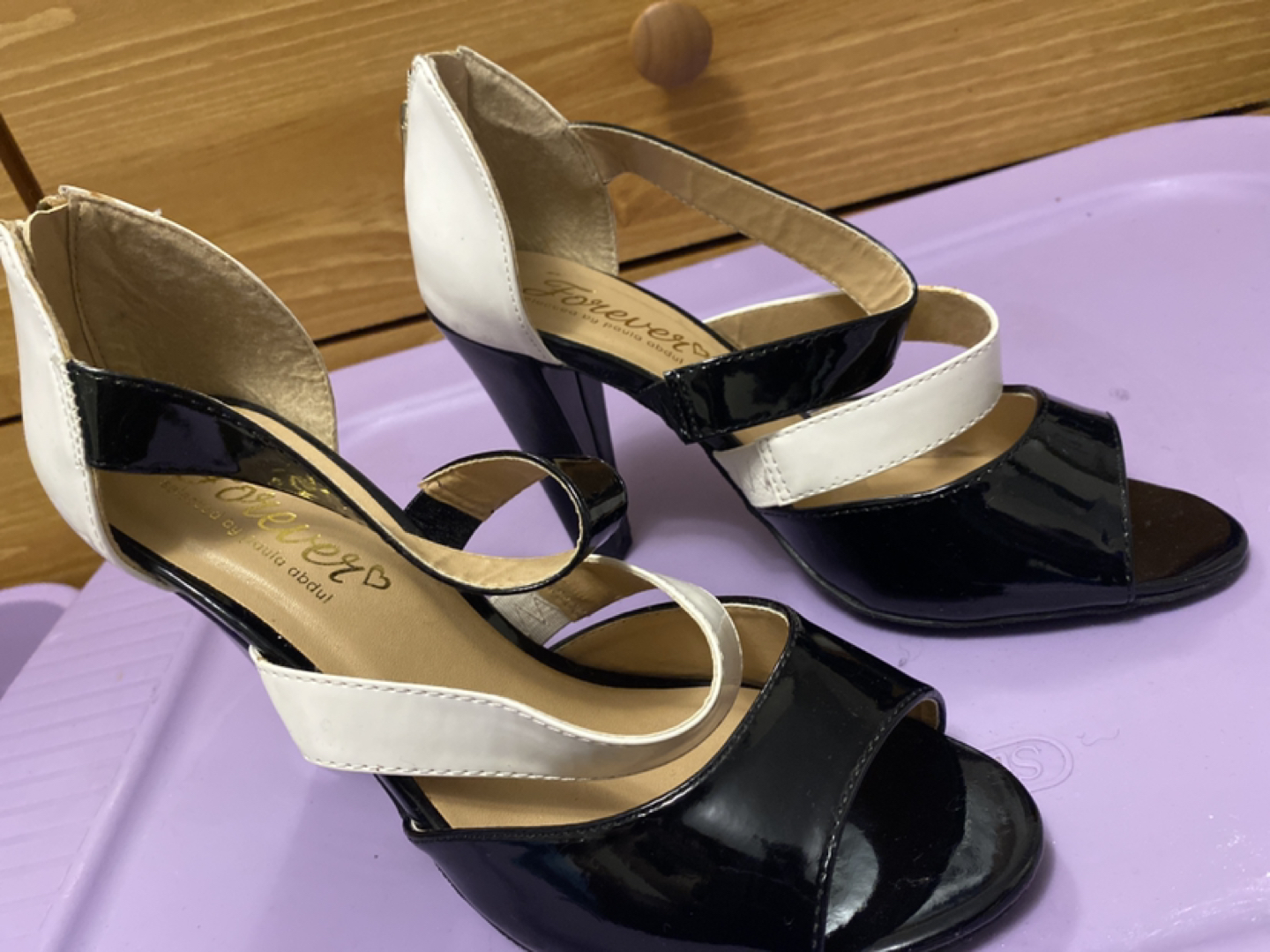 FREE Black and White Heels - Size 8 - photo 4