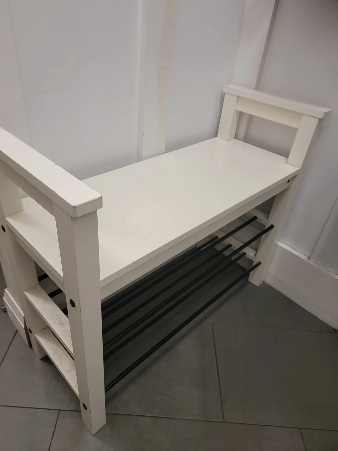 Hemnes bench with storage - photo 2