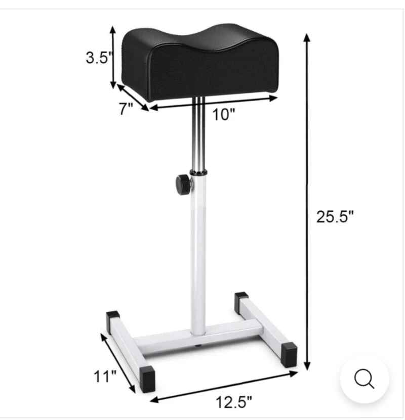 Adjustable Pedicure Manicure Technician Nail Footrest image indicator(4)