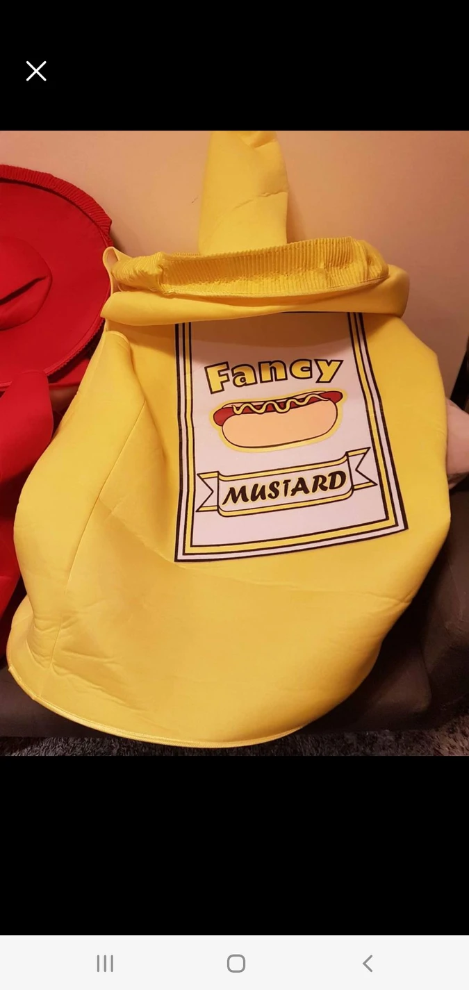 Couples costume. Ketchup and mustard. - photo 4