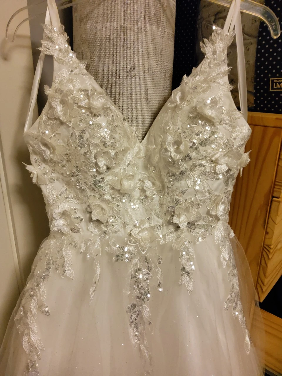 wedding dress, mini dress - photo 2
