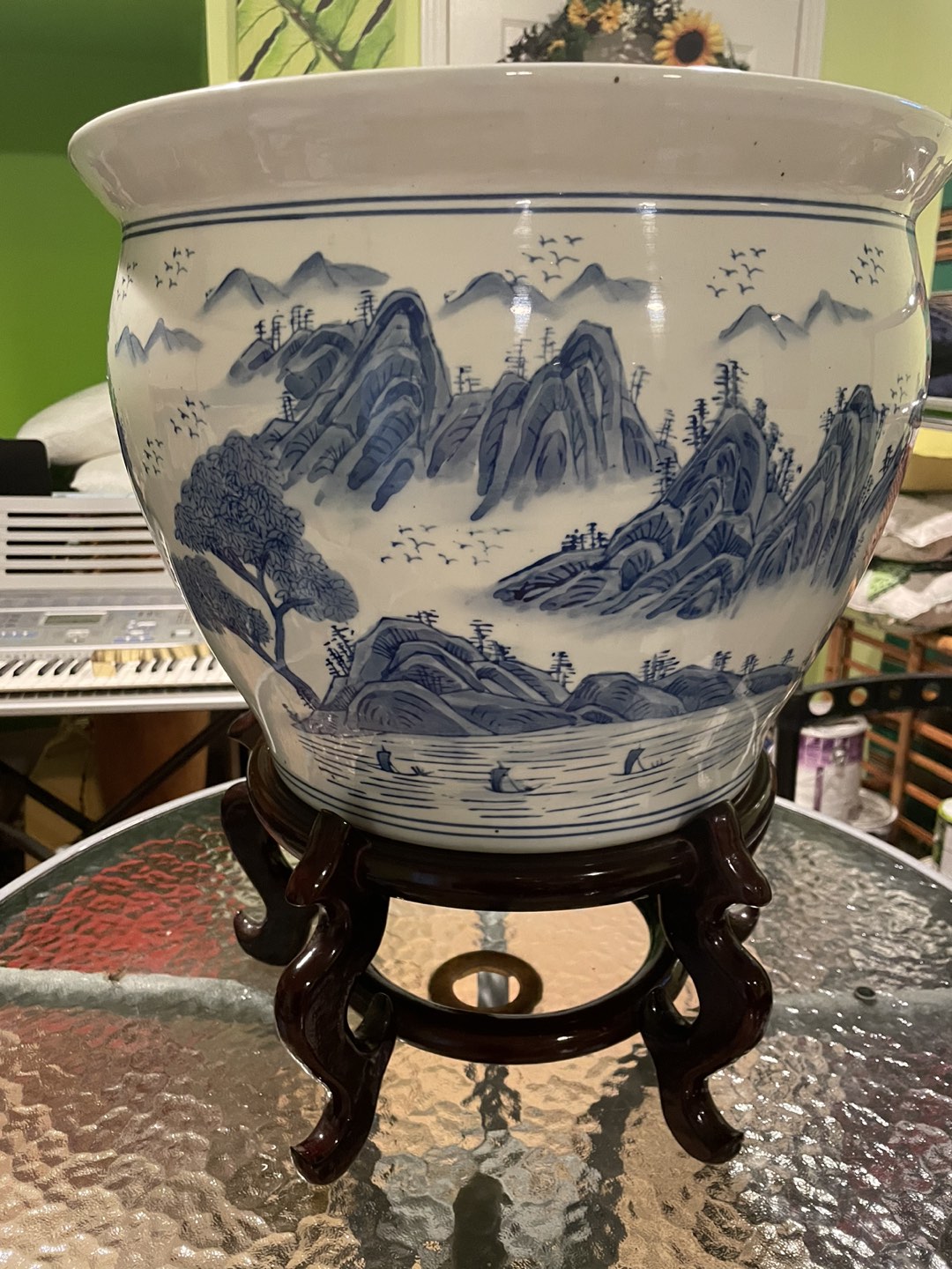 Gorgeous Chinese Ceramic Style Planter thumbnail