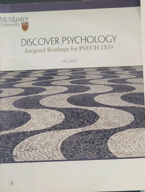 Discover Psychology textbook