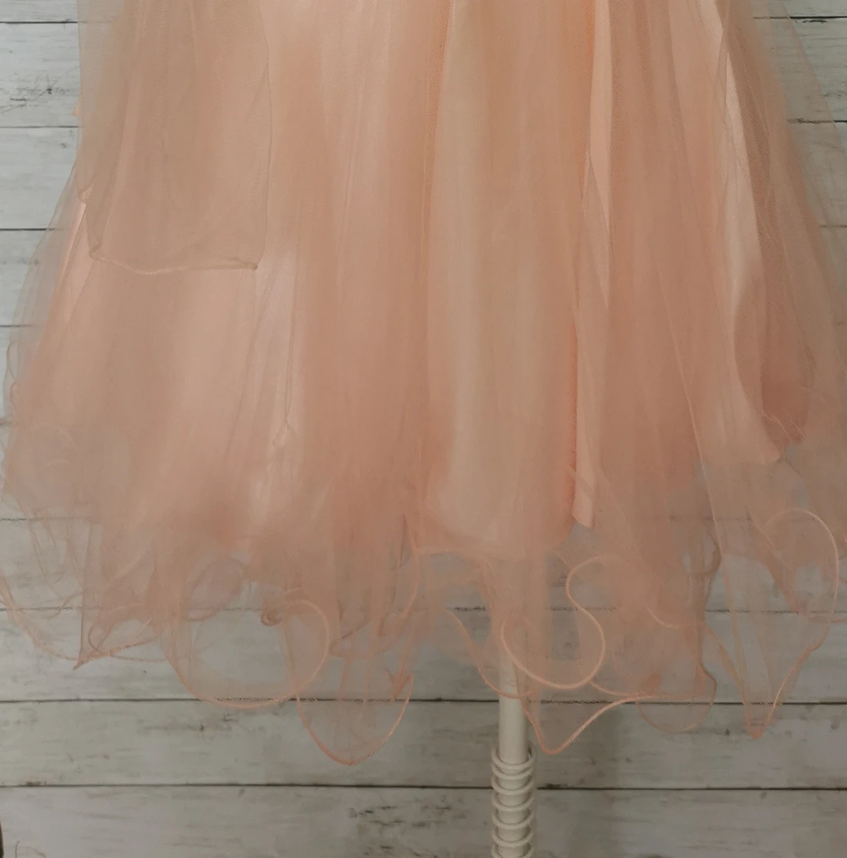 Champagne tulle Shor Prom/Grad/ Wedding guest dress. - photo 4