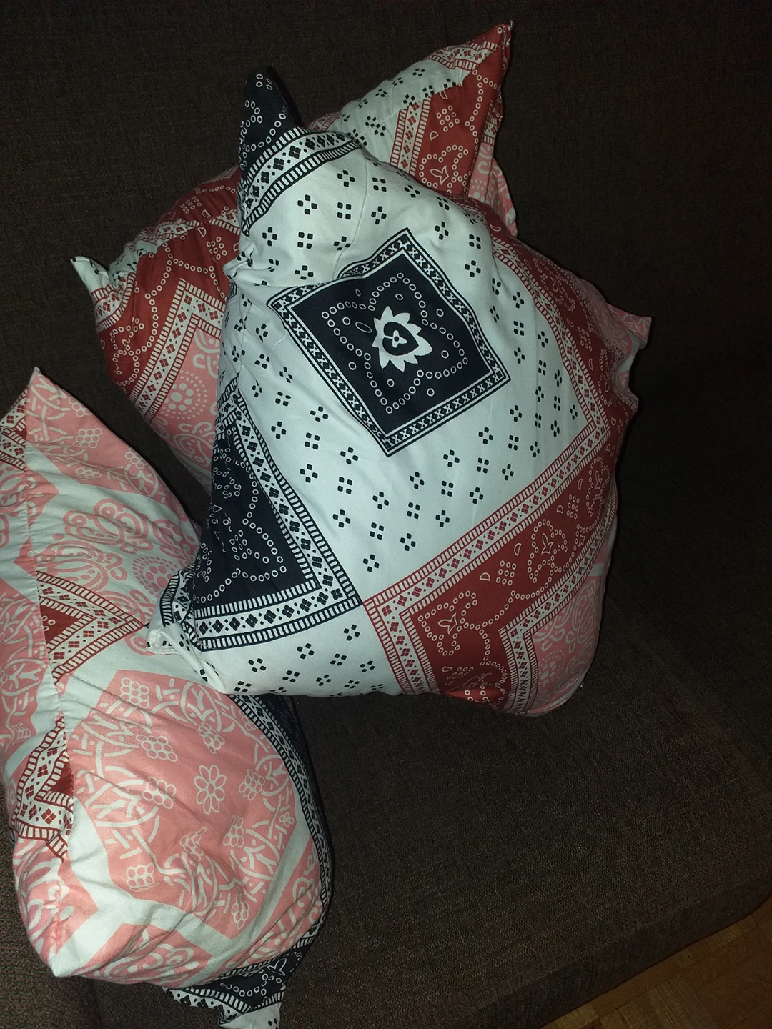 brand new three beautiful cushins $30 image indicator(3)