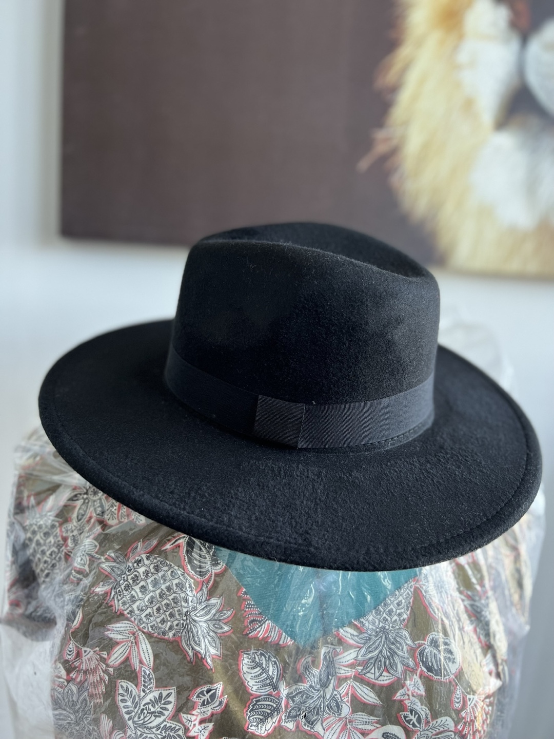 Wide brim black fedora thumbnail