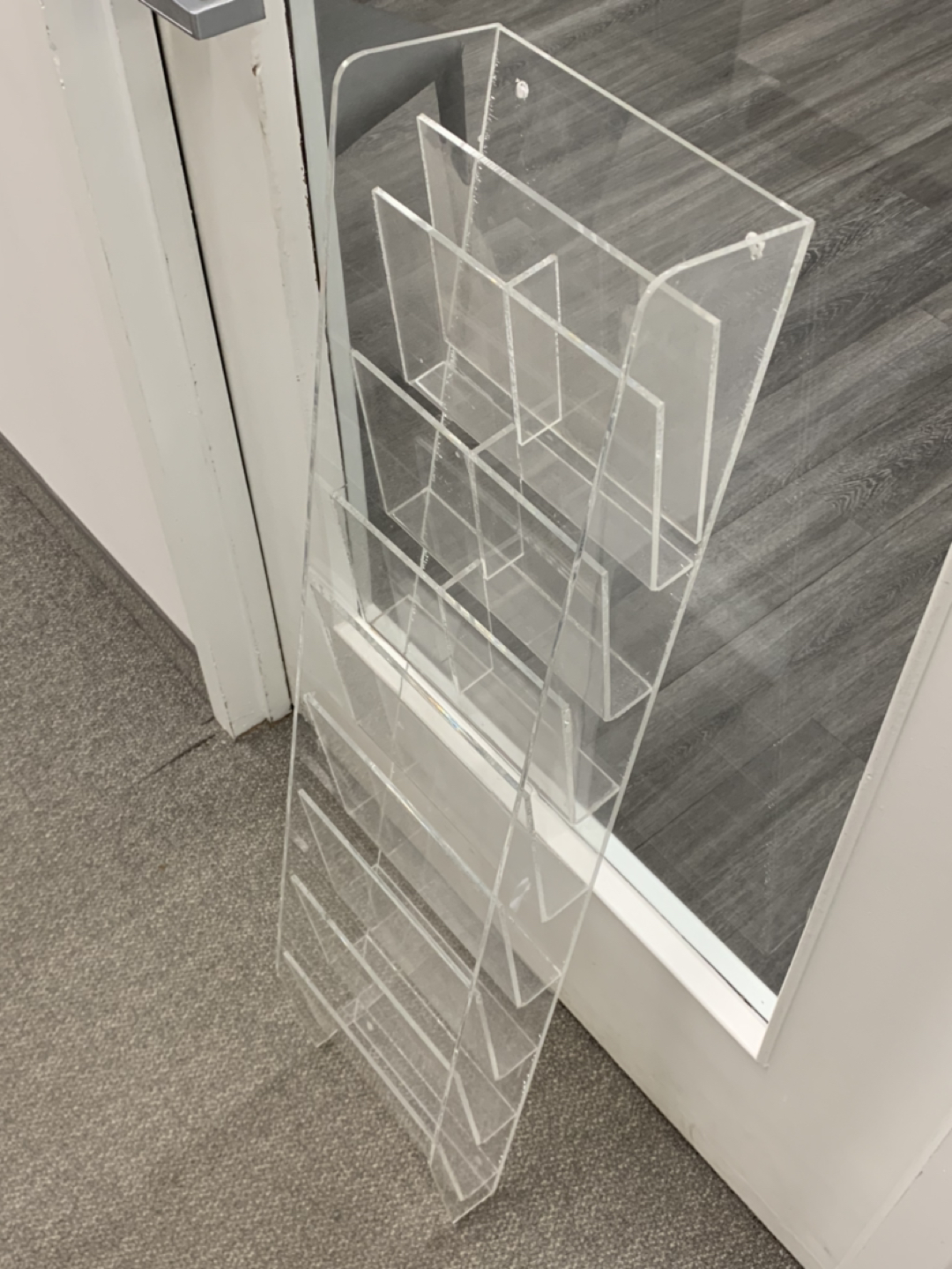 Heavy Standing Plastic Brochure Holder from office - photo 3