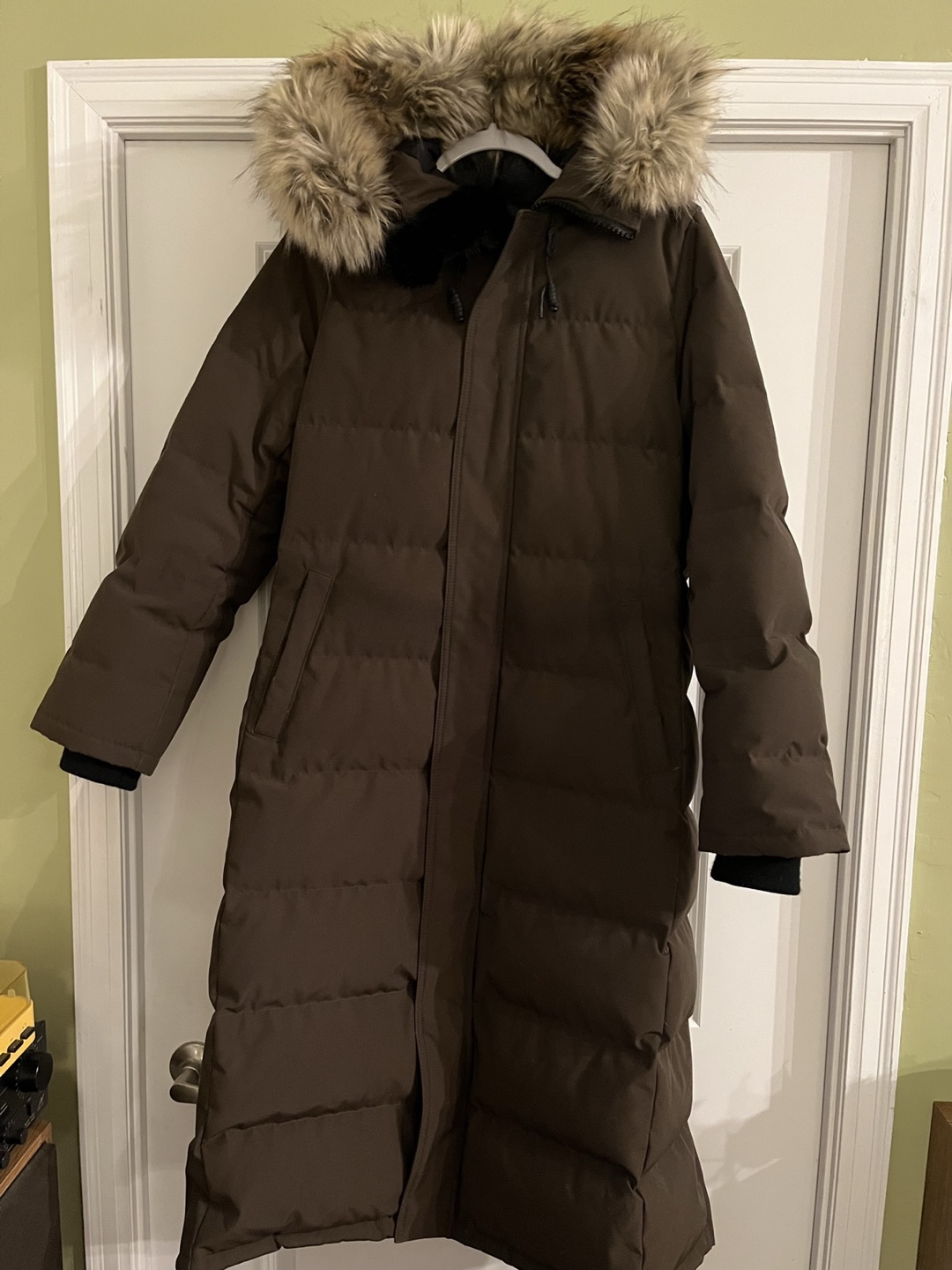 Aritzia TNA - The Powder Parks Long (Dark Olive)