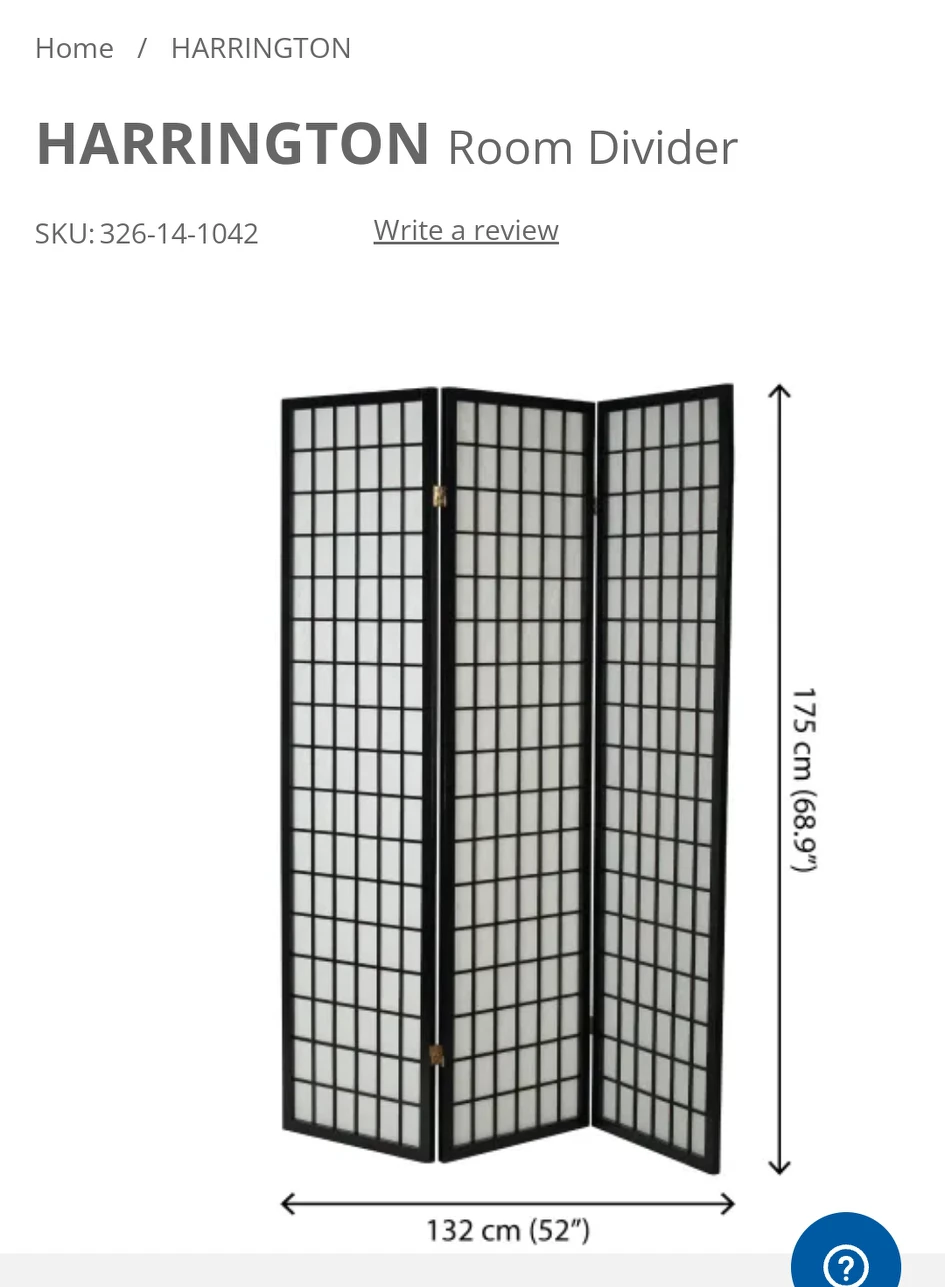 room divider from JYSK
