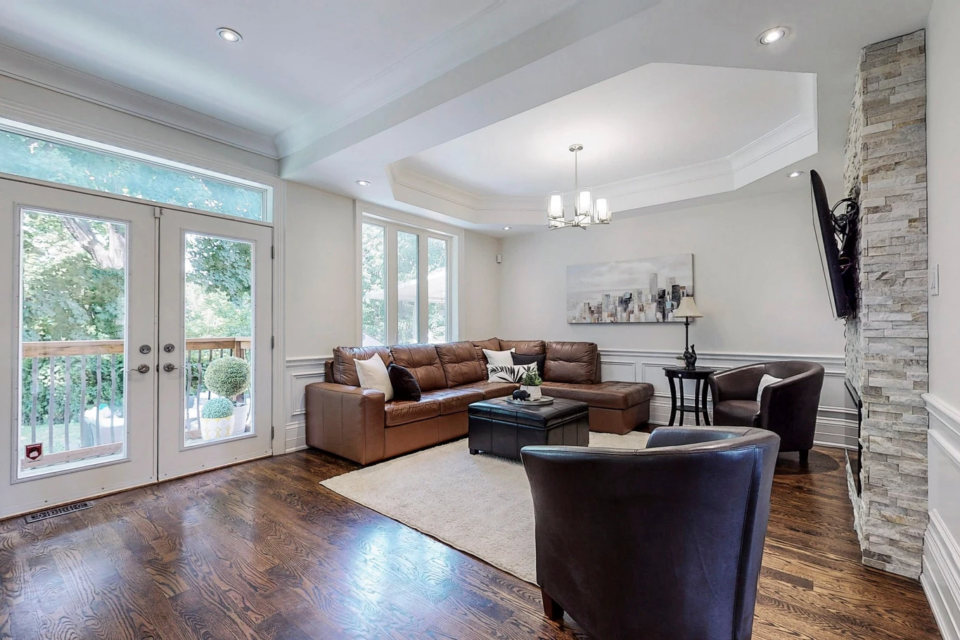brown sectional - photo 2