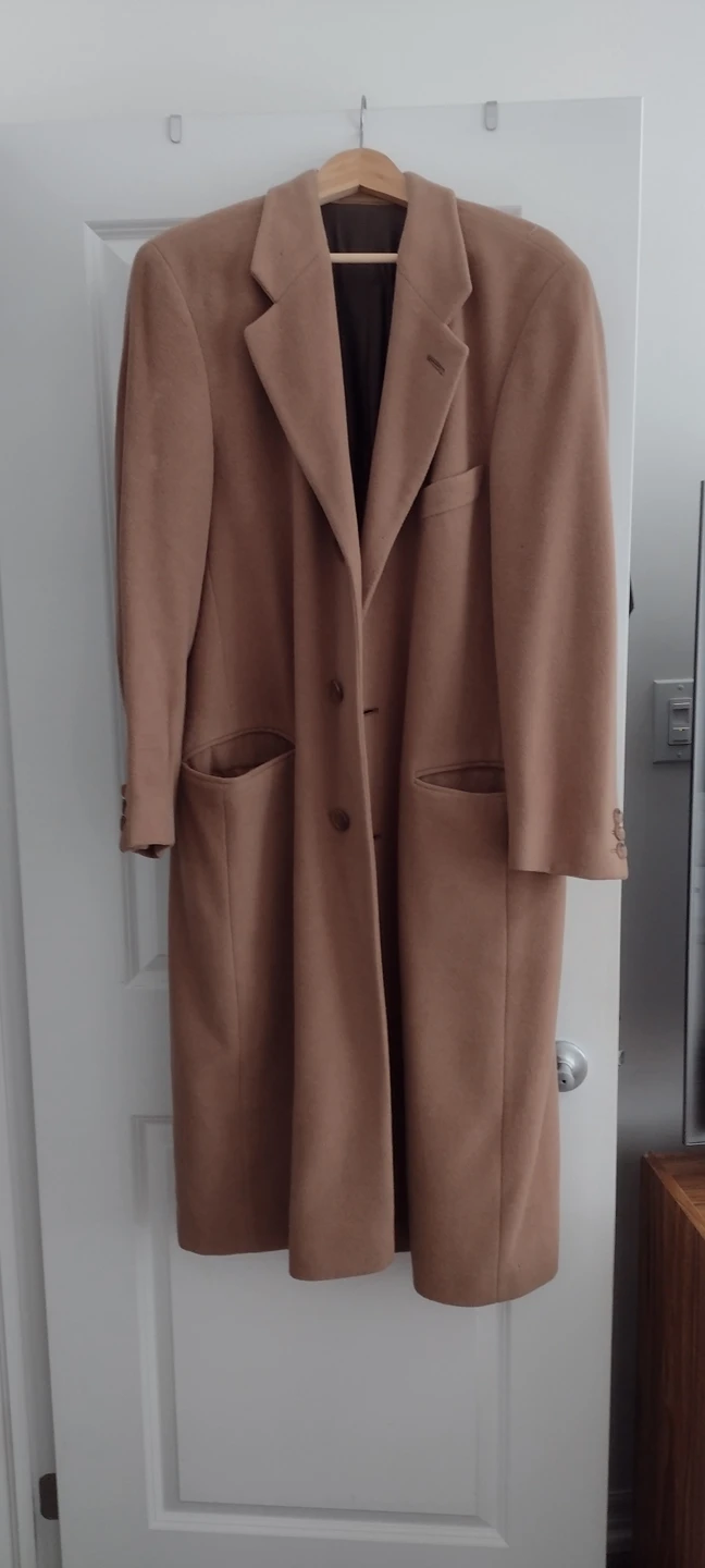 Med men's Cashmere winter coat thumbnail