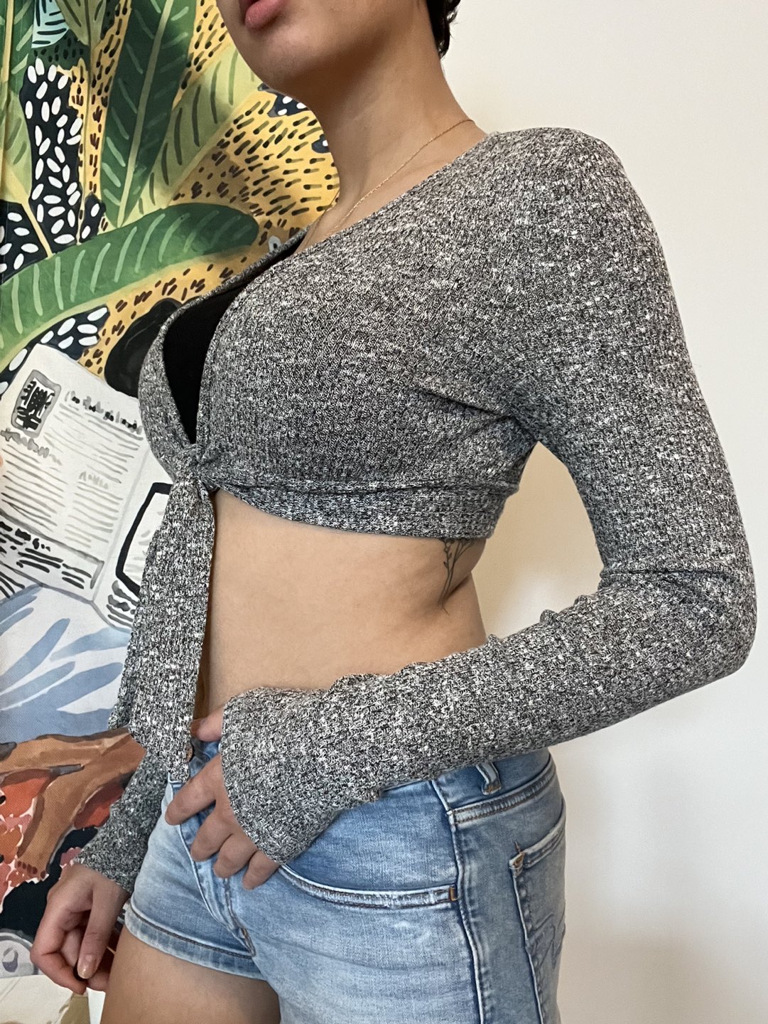 Garage Tie Up Crop Top - photo 2