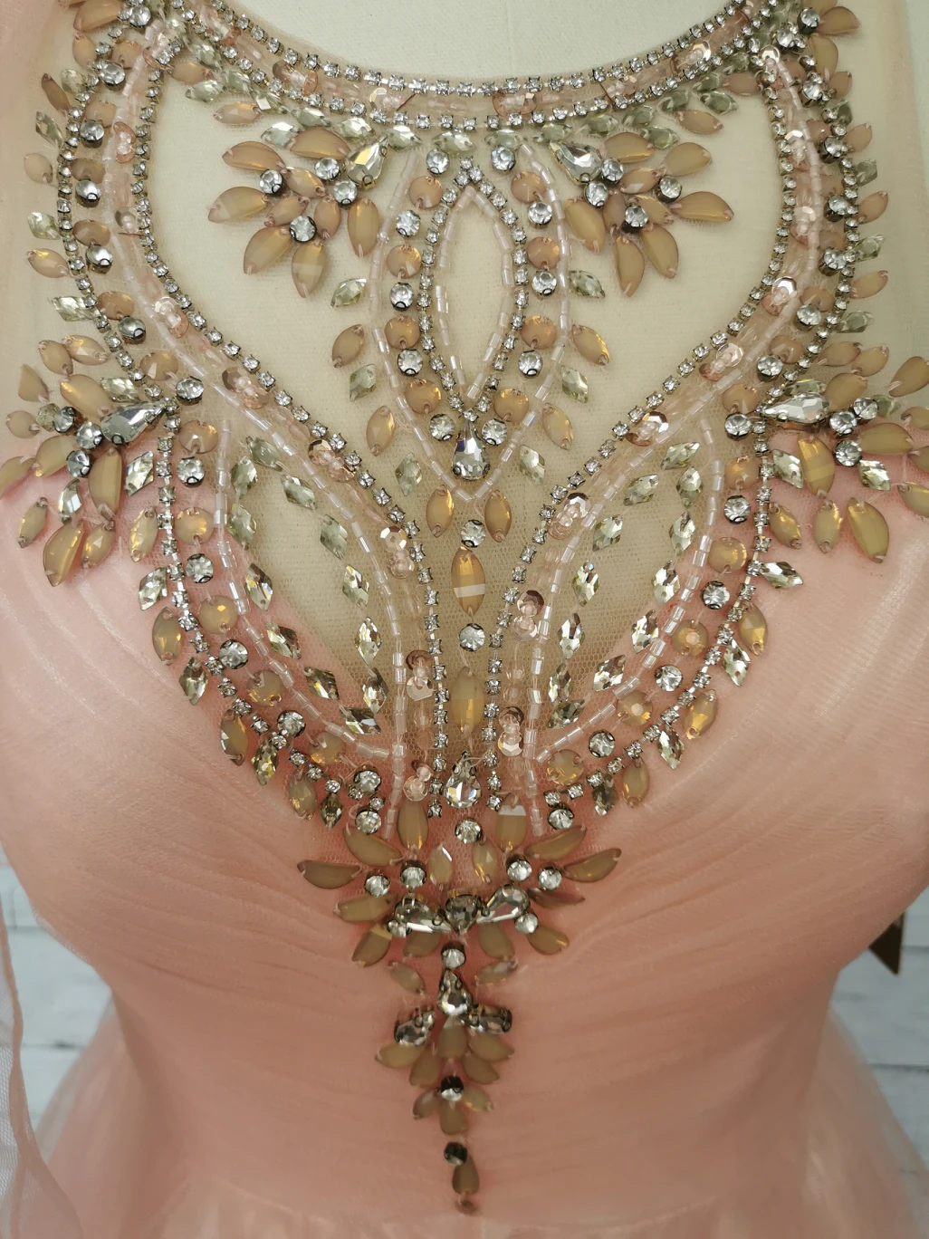 Champagne tulle Shor Prom/Grad/ Wedding guest dress. - photo 2
