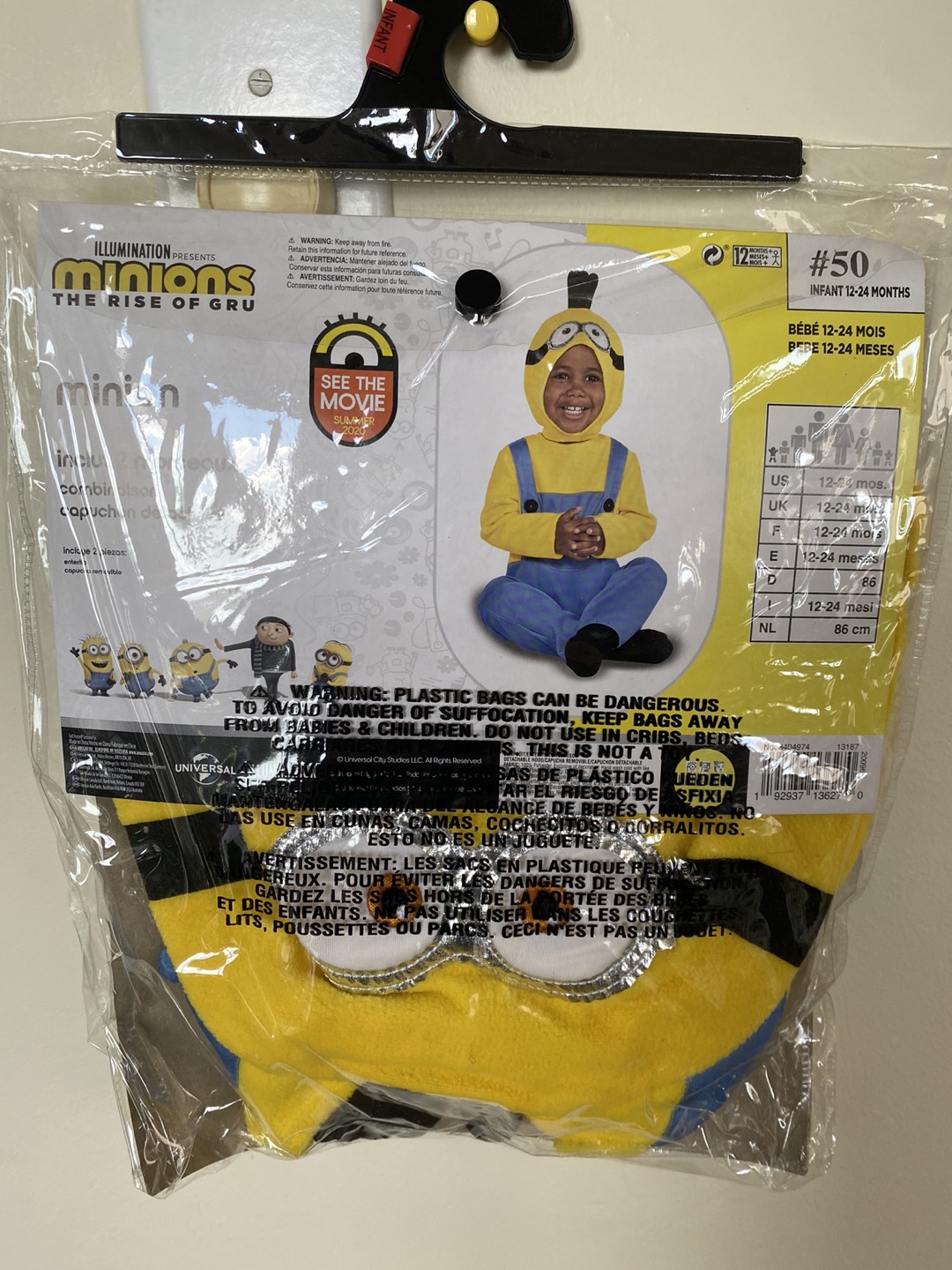Minions costume 12-24 months - photo 2