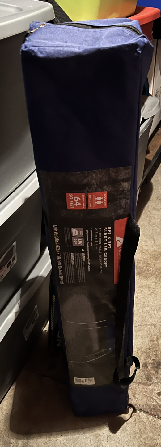 9ft x 9ft Slant Leg Canopy set