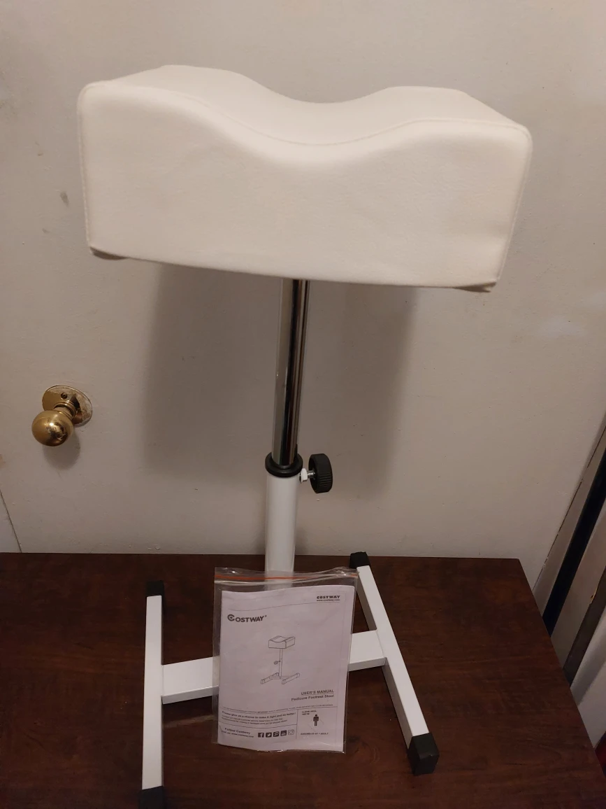 Adjustable Pedicure Manicure Technician Nail Footrest image indicator(7)