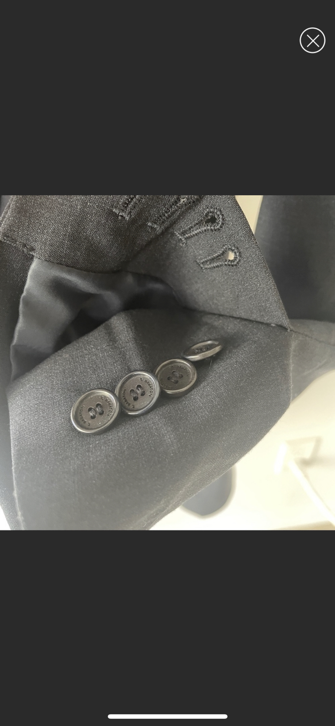 Aritzia babaton navy blazer size 0 image indicator(4)