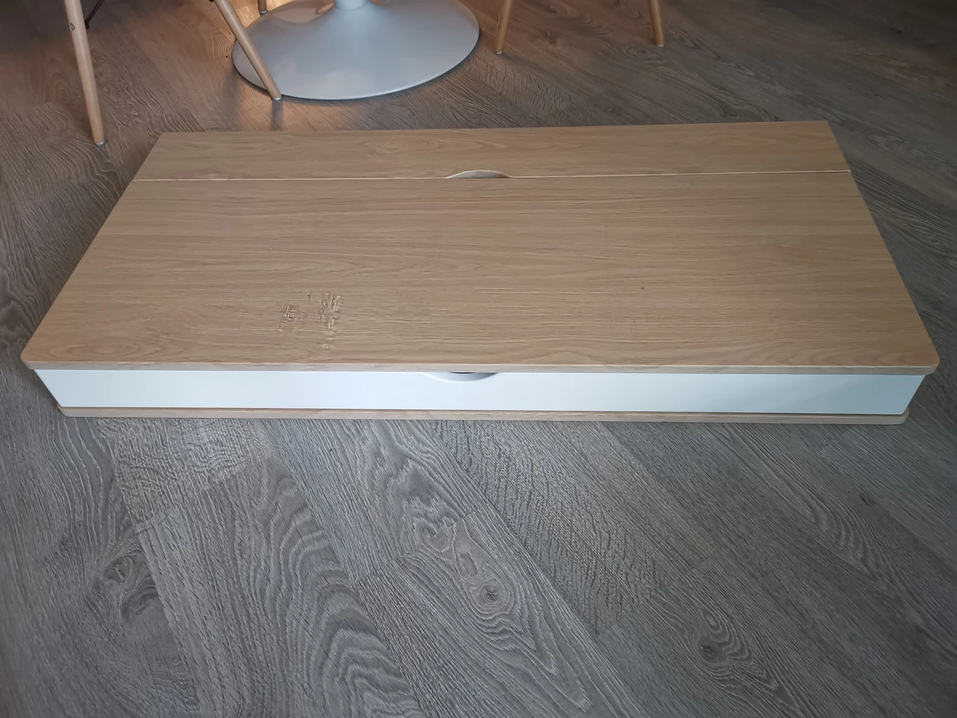 Brown/White Office desk - photo 3