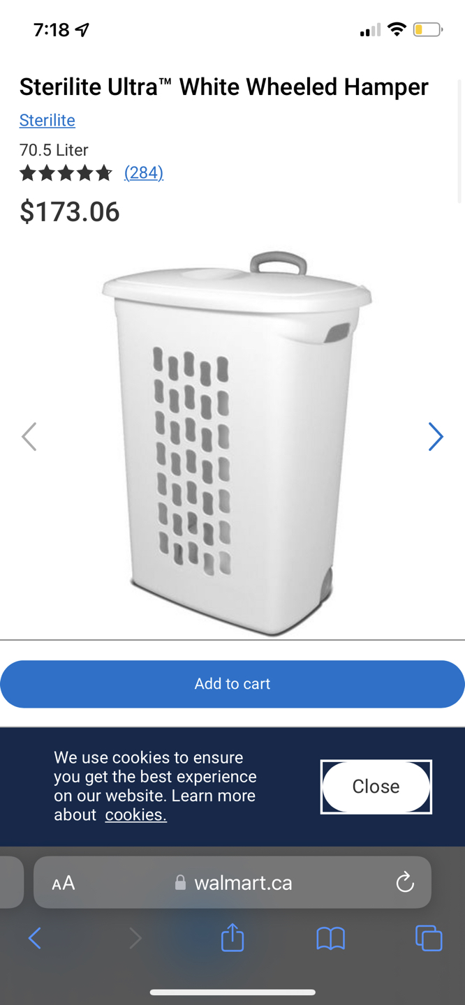 Wheeled Laundry Hamper - photo 3