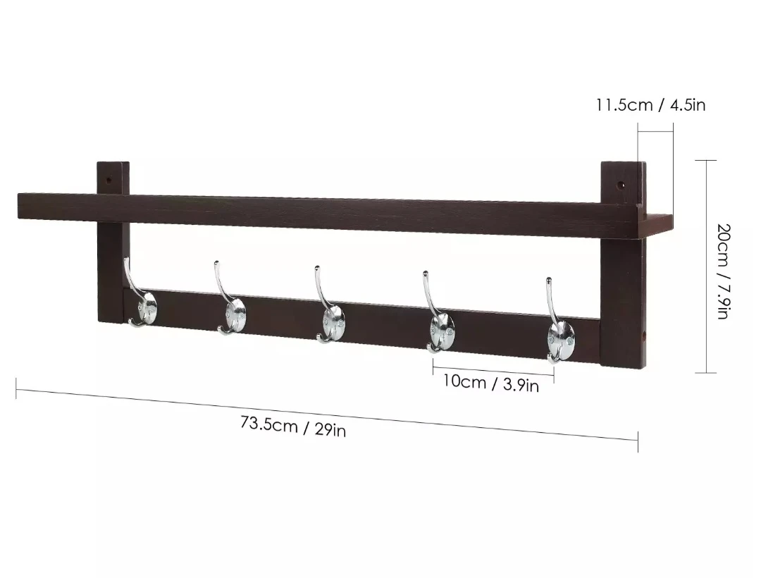 Wall Shelf/ Coat Hook - photo 2