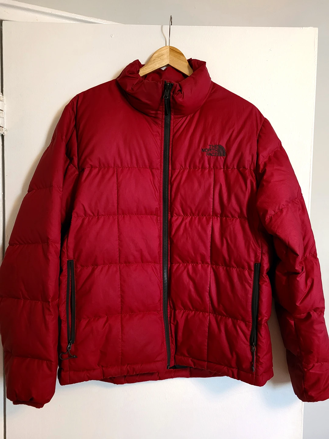 Men's The North Face Down Jacket Dark Red thumbnail