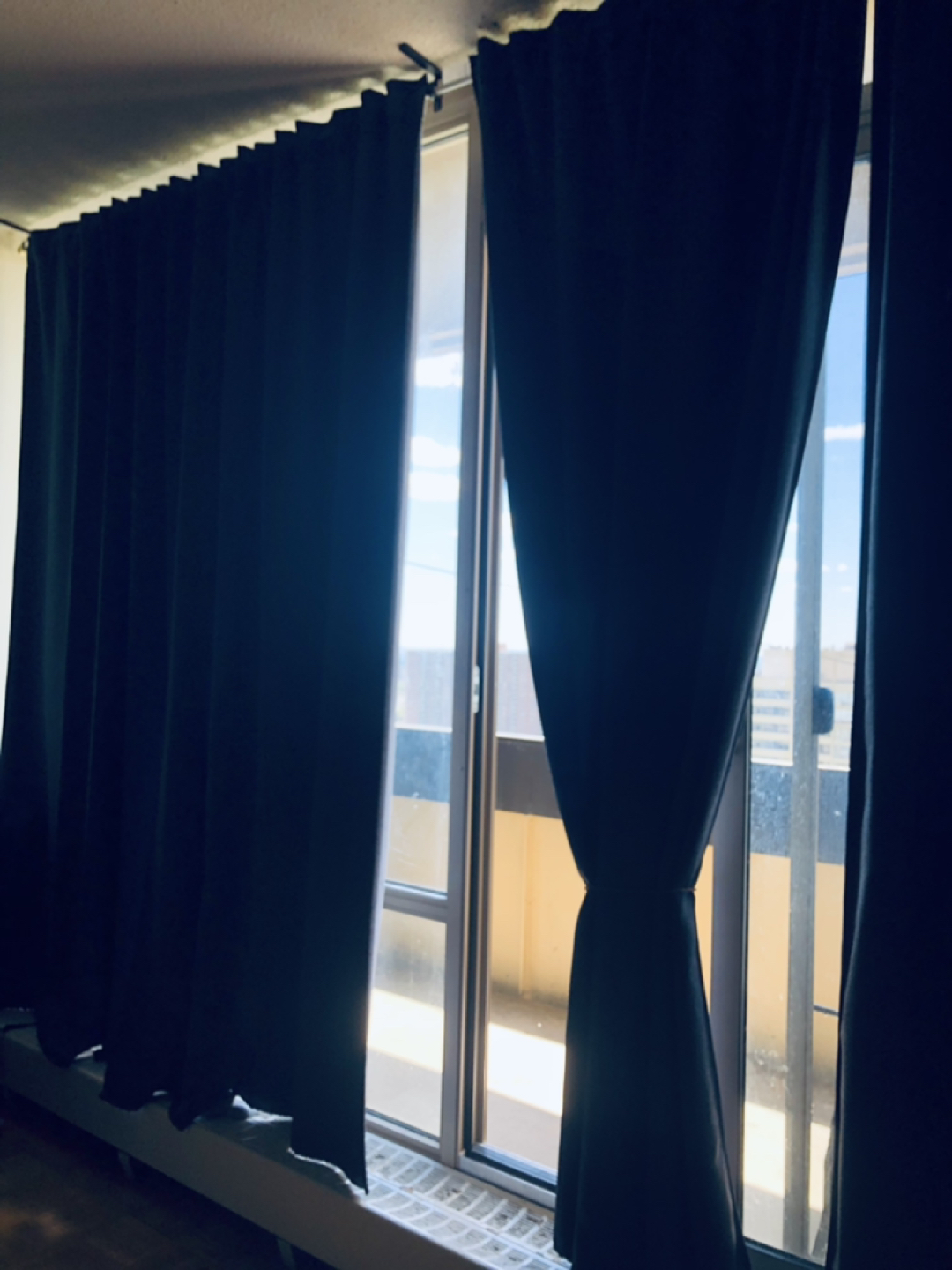Ikea Dagöga Room-Darkening Curtains (6 panels, blue-grey) - photo 2