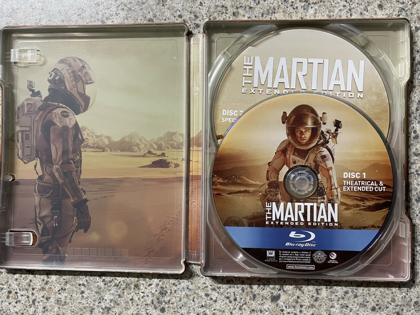 The Martian DVD/Blu-Ray Steelbook - photo 4