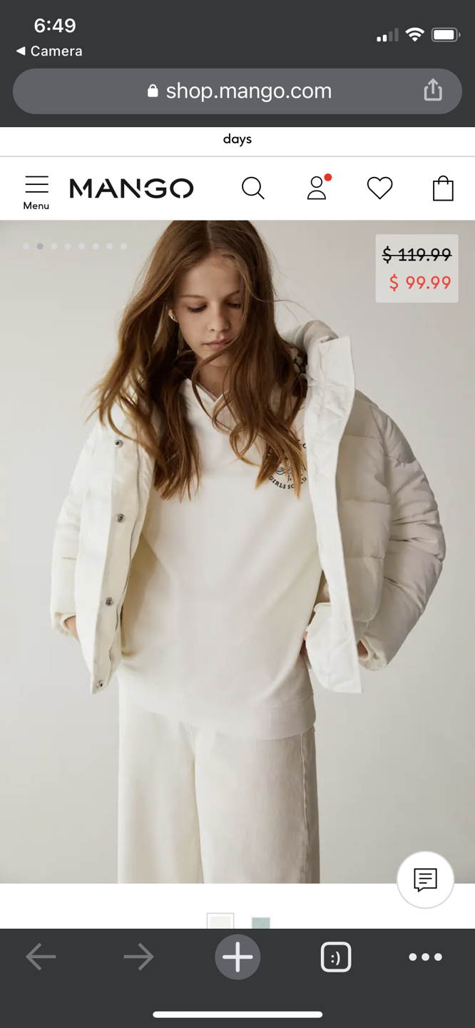 Mango Teens Puffer Coat size xs (new with tag) - photo 4