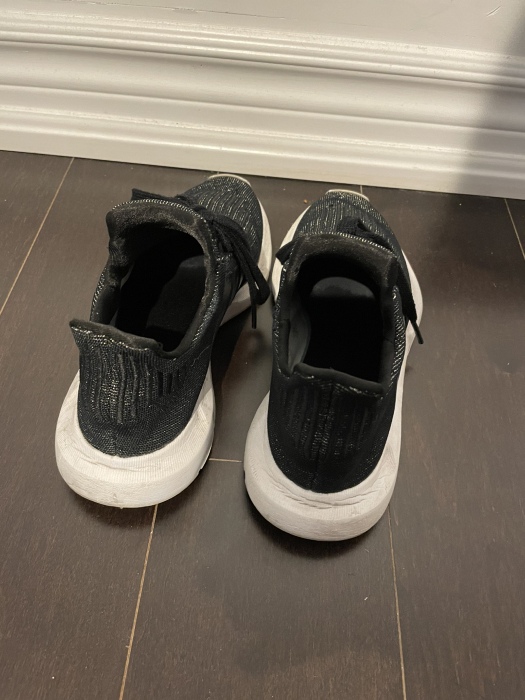 Adidas Gold Glitter Sneakers Size 5 - photo 3
