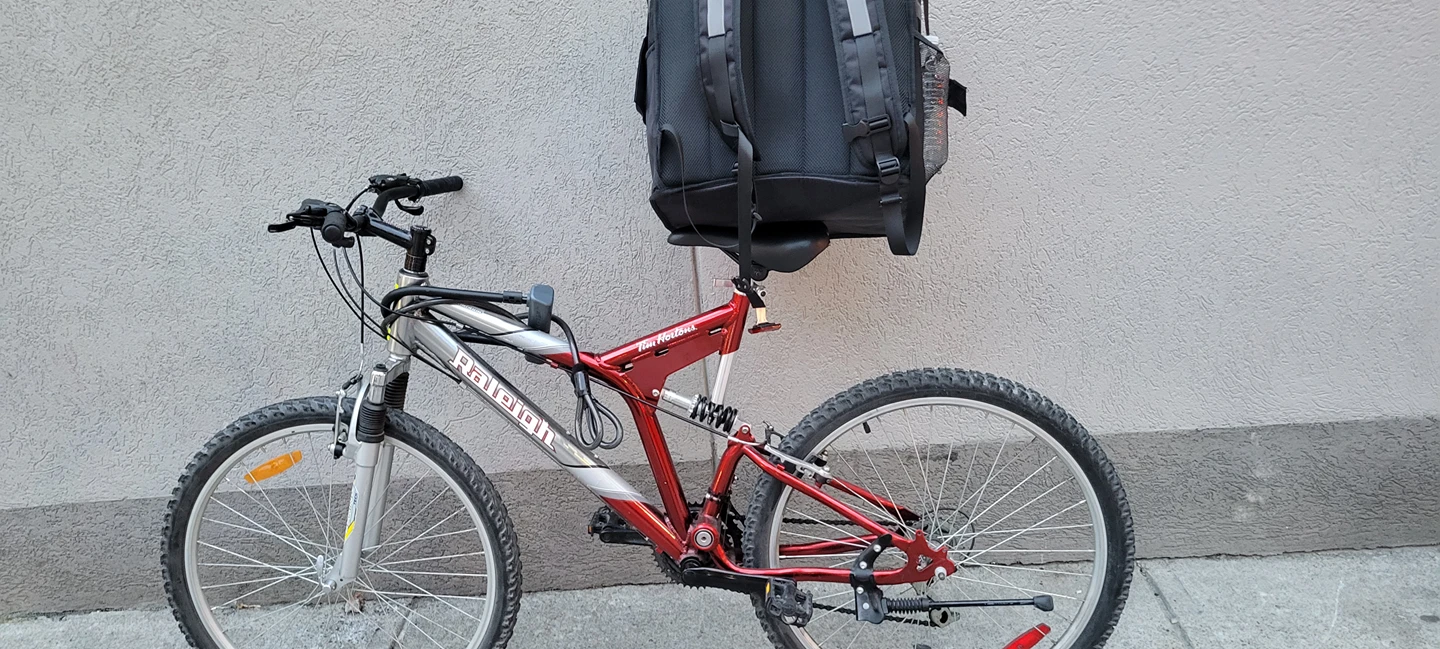 Raleigh Bike and U-Lock, mountain bike, delivery bike - photo 2