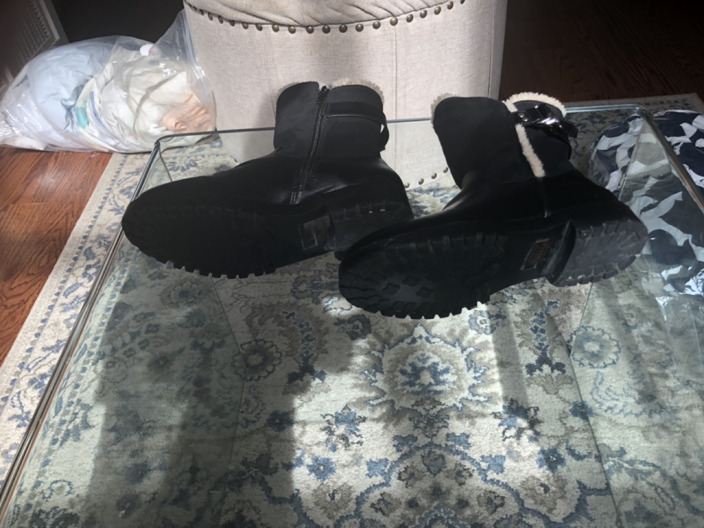 Nautica winter shearling boots like new - photo 3